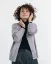 Damen Wollpullover mit Knopfleiste - Farbe: Grau, Größe: L