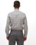 Męska koszula Merino Fancy Slim Shirt - Kolor: Szarobrązowy, Rozmiar: 43-44 Slim