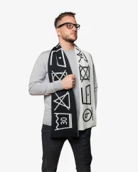 WASHING SYMB wool scarf